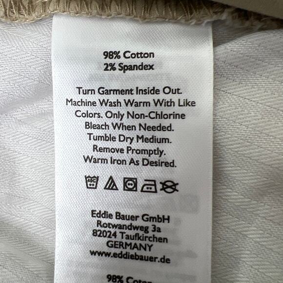 Eddie Bauer Slightly Curvy Women’s Hiking Shorts Tan  Size 16 NWT Gorpcore - Picture 8 of 8